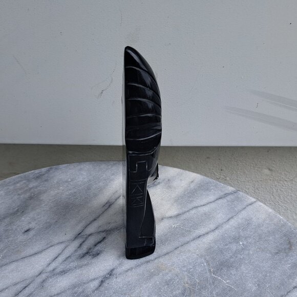 Vintage Mayan Statue Pair - Picture 10 of 11